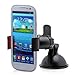 Aduro GRIP CLIP Universal Dashboard Windshield Car Mount for Smart Phones, Apple iPhone 5 / 5S / 5C / 4 / 4S / 3G, Samsung Galaxy S2 / S3 / S4, Galaxy NOTE 2, Motorola Droid RAZR / MAXX, HTC EVO 4G, HTC One X, LG Revolution, GPS Holder (Black)
