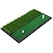 SkyLife Golf Practice Mat with Heavy Rubber Base for Driving Hitting Chipping Putting, Realistic Fairway & Rough Turf, Rubber Tee Holder & 2 3/4’’ Plastic Tees Included (Dual-Turf Without Handle)