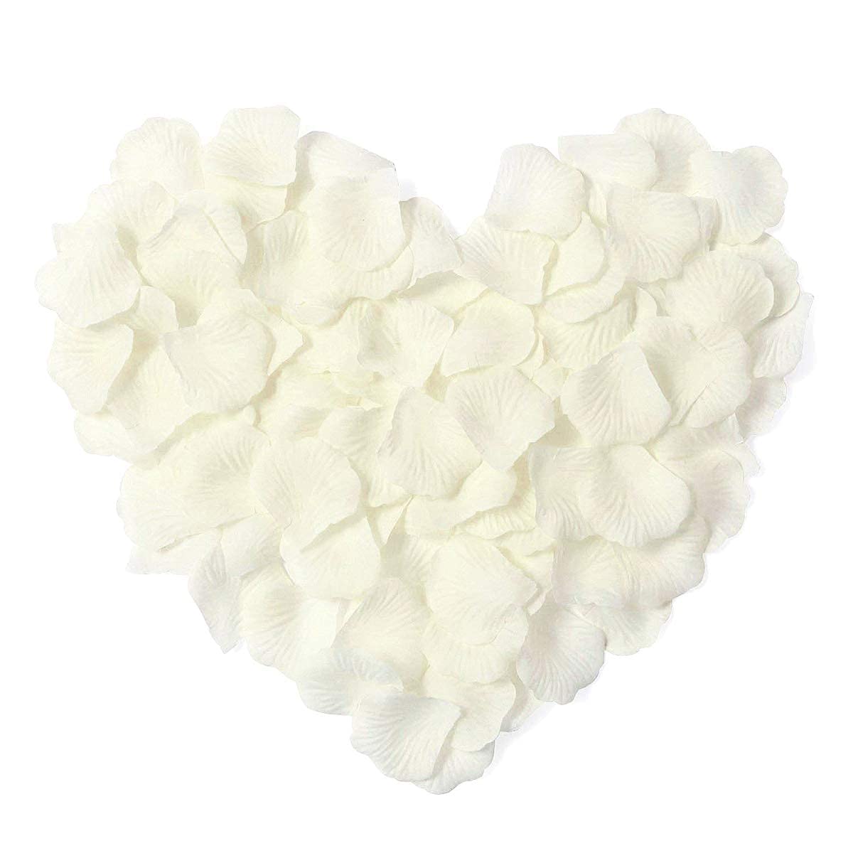 1000pcs Ivory Silk Rose Petals Mother’s Day Wedding Confetti Anniversary Table Decorations Christening Flowers Scatter