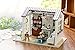 Cuteroom Dollhouse Miniature DIY Dolls House Kit Room with Furniture Handicraft Xmas gift Happy Time