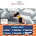 ArthritiStore Trigger Finger Splint with Finger Sleeve - Straightening Finger Brace for Broken Fingers, Mallet Finger Splint, Rheumatoid Arthritis