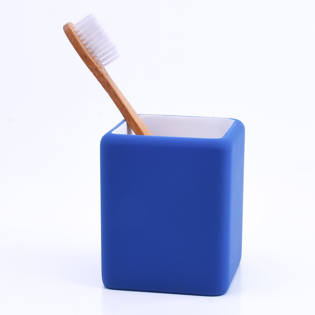 Satu Brown Bathroom Accessories Set Bathroom Soap Dispenser, Tumbler