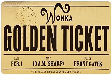 Fashional Machine-washable Willy Wonka Golden Ticket Chocolate Bar 3 Decorative Doormat Indoor/Outdoor Doormat 23.6" x 15.7" Non-woven Fabric Non Slip Gate Pad Rug