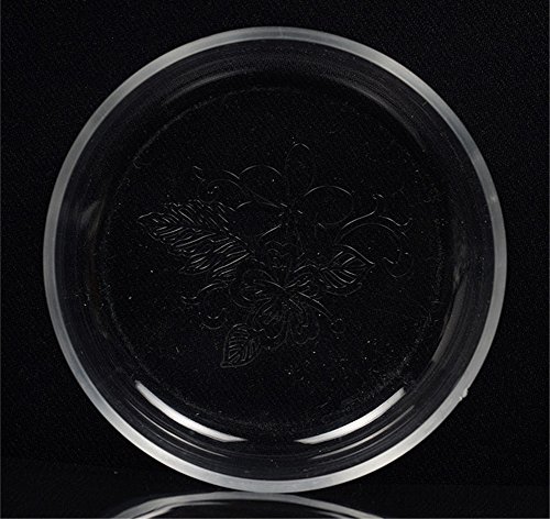Zeroyoyo Acrylic/Glass Ornamental Shrimp Feeding Dish Snail Fish Food Feeder Bowl Cup Basin Tray Container for Aquarium Fish Tank - Thumbnail 3