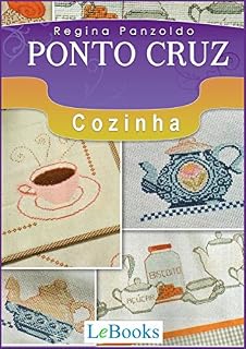 Livro Ponto cruz - cozinha (Coleção Artesanato)