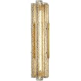 Corbett Lighting 462-01-VB Carnelian - 1 Light Wall Sconce 24 inches Tall and 6.25 inches Wide - Vintage Brass Finish
