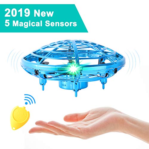 image for semai Flying Toys for Kids Mini UFO Drone Hand Operated Drones with 2 