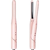Wavytalk 0.65" Pencil Flat Iron, Cool Curl Pencil, Small Airflow Styler and Straightener for Short Hair, Pixie Cut and Edges, Curling Iron for Short Hair with 360º Cool Airflow for Long-Lasting Hold