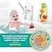 BOOBAALOO Duck Bath Toy - Baby Toys for Toddlers and Infants - Fun, Interactive and Developmental Toys for Babies Making Bath Time Fun