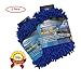 Zeigen Ultrafine Microfiber Chenille Scratch Free Car Wash Mitt (2 Pack, Blue)