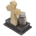 Decorative Stone Look Holy Cross with Special Blessing Salt and Pepper Shaker Set in Spiritual, Religious & Christian Decor Sculptures for Dining Room or Kitchen Table Easter Decorations As Inspirational Gifts by Home-n-Gifts