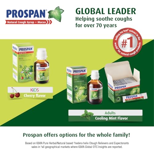 PROSPAN/ABRILAR COUGH SYRUP + MUCUS WITH PROPRIETARY ENGLISH IVY LEAF EXTRACT EA575 FOR ADULTS – SOOTHES COUGH, MUCUS RELIEF, NO ADDED SUGAR, NON-DROWSY, ALCOHOL-FREE, DRUG-FREE – 200ML
