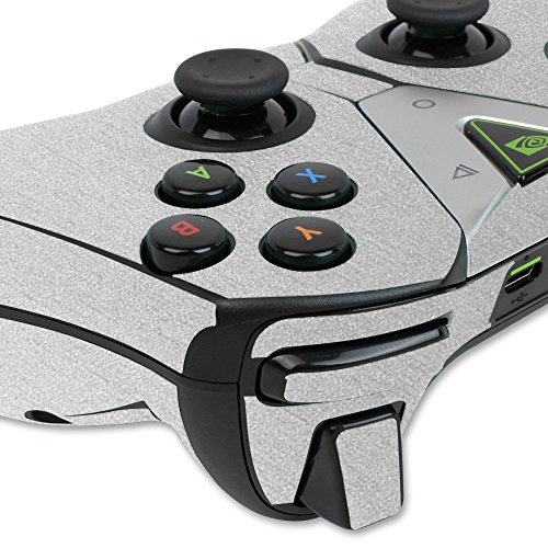 Skinomi Brushed Aluminum Full Body Skin Compatible with NVIDIA Shield TV (Controller Kit only)(2015)(Full Coverage) TechSkin Anti-Bubble Film