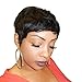 Virgin Brazilian Silky Curly Short Human Hair Wig (Looks As Good As 27 Piece) Adjustable Hair Wigs