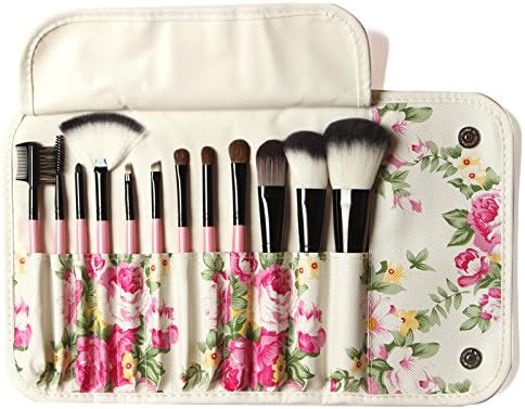 UltiSmart(TM) 12pcs Professional Goat Hair Makeup Brush Set Kit Eyeshadow Blusher COsmetic Brushes Make Up Tools