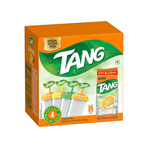 Tang Instant Drink Mix - Orange, 500g - Pack of 2 with 4 Popsicle ...