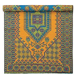 Mad Mats Outdoor Patio Rug -- Aqua Blue 4' x 6'