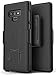 Encased Galaxy Note 9 Belt Case Holster - Ultra Thin DuraClip Protective Hard Cover w/Rotating Clip (Smooth Black)