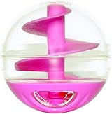 Catit Treat Ball Pink - Pink and Clear Treat Dispenser Toy
