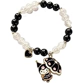 NIQIPOK Cartoon Elastic Crystal Beaded Bracelets Kawaii Bracelets Set for Friendship Jewelry