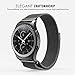 Gear S2 Classic / Gear Sport Watch Band, MoKo Milanese Loop Stainless Steel Mesh Strap for Samsung Gear S2 Classic SM-R732 & SM-R735 / Gear Sport SM-R600 (NOT FOR S2 SM-R720, SM-R730), BLACK