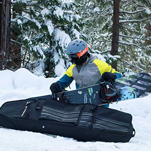 Winterial Rolling Snowboard Travel Bag Double Layered Water Resistant