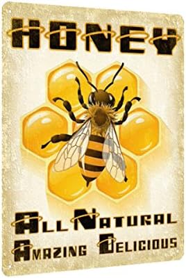 Amazon Com Honey Bee Gifts Party Decorations Metal Sign Health