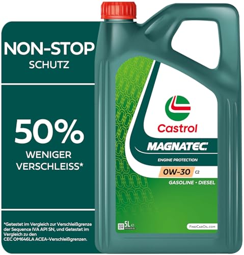 Castrol MAGNATEC 0W-30 C2 Volsynthetische Motorolie, 5L