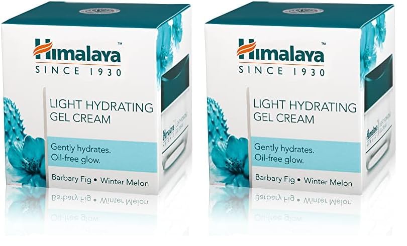 Himalaya Light Hydrating Gel Face Cream, hydrates for an oil-free skin, 50ml (Pack of 2)