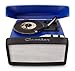 Crosley CR6010A-BL 3-Speed Collegiate Portable USB-Enabled Turntable - Blue
