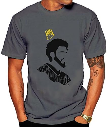 Men's J. Cole Tee Shirt Gray Large