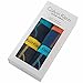 Calvin Klein Cotton Stretch Boys' Boxer Briefs (Medium, Black-Navy-Grey) 4 Pack