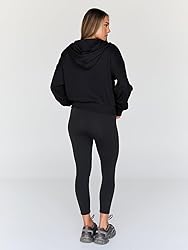 Trendy Queen Hoodies for Women Full Zip Up Cropped