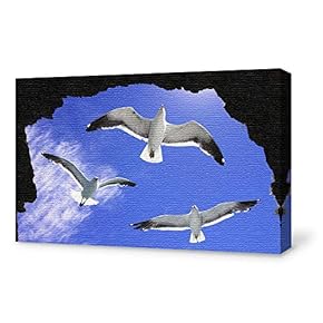 Canvas Wall Art for Living Room,Bedroom Home Artwork Paintings Burrow Structure Ready to Hang - 12x18 inches