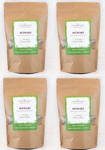 VALUE SIZE Hawaiian Mamaki Tea - 60 pyramid teabags 120 grams (4 oz) product of the USA