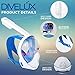 DIVELUX Snorkel Mask - Snorkeling Gear for Adults and Kids - Full Face Snorkeling and Diving Mask with 180° Panoramic Viewing - Longer Ventilation Pipe, Anti Fog & Anti Leak, (Green, L/XL)