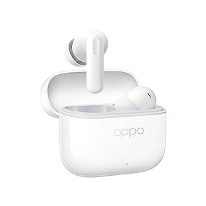 OPPO Enco Buds3 Pro Auricolari True Wireless, 54h di Autonomia, Driver Dinamico da 12.4mm, BT 5.4, Controlli Touch, Cancellazione rumore passiva, Android e iOS, IP55, [Versione Italiana], White