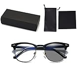 Unisex Retro Clubmaster Blue Light Blocking Glasses