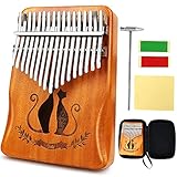 Mahogany Kalimba 17-Key Thumb Piano with