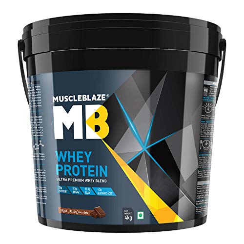 Buy MuscleBlaze 100 Whey Protein, Ultra Premium Whey Blend (Rich Milk