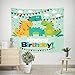 DPIST Dinosaur Photo Booth Backdrop for Pictures Birthday Party Studio Props-Also Can Be Used As Tapestry Home Wall Decoration