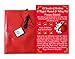 TheGag Christmas Doormat - 12 Musical Sounds & 6 Santa Sounds - Red, 10 x 14 Inches