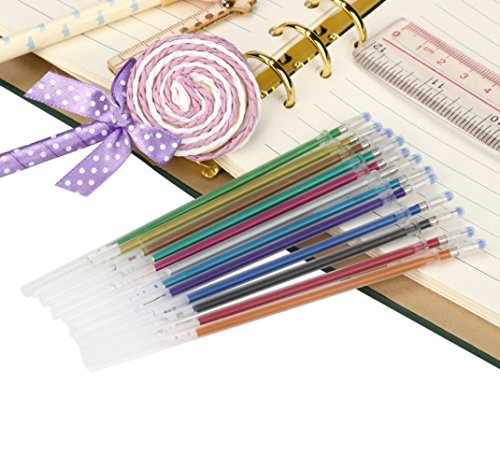 image for Lowprofile 48Pcs/12Pcs Colors Gel Refills Neon Glitter Markers Highlig