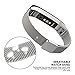 Fitbit Alta HR and Alta Bands, Glink Stainless Steel Milanese Metal Replacement Wristband (5.5