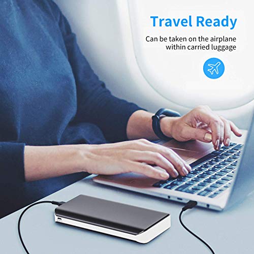 Power Bank 25000mAh LBell Portable Phone Charger External Battery High Capacity with Dual Output Port Emergency LED Flashlight Compatible for iPhone iPad Samsung Huawei Android Tablet PSP Camera - Thumbnail 5