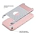 ULAK Case for iPod Touch 5 & 6, Slim Fit Dual Layer Hybrid Protective Case Hard Cover for Apple iPod Touch 5 6th Generation(Minimal Rose Gold Stripes)