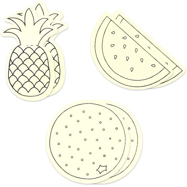 12*12mm Laser Cut Round Pineapple Wood Charm DIY Laser Cut Wooden