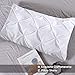 Vailge 3 Piece Pinch Pleated Duvet Cover with Zipper Closure, 100% 120gsm Microfiber Pintuck Duvet Cover, Luxurious Pintuck Decorative (White,Full)