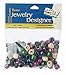 Darice 110 Piece Wood Pony Beads, 11 by 12