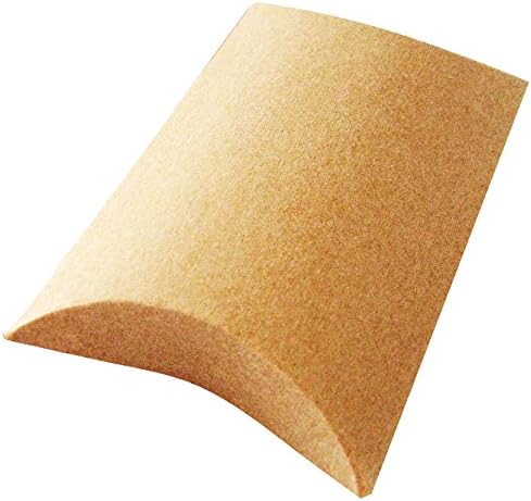 Pillow Box Kraft Paper Gift Box Wedding Party Favor Favour Gift Candy Paper Box (20)